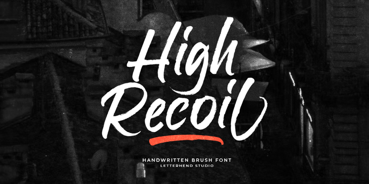 High recoil字体 2