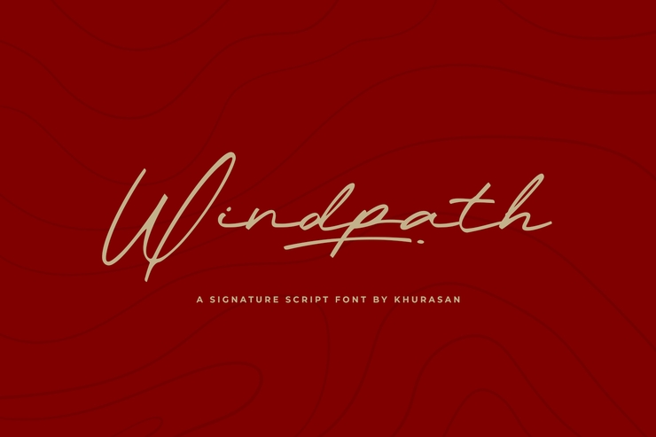Windpath字体 1