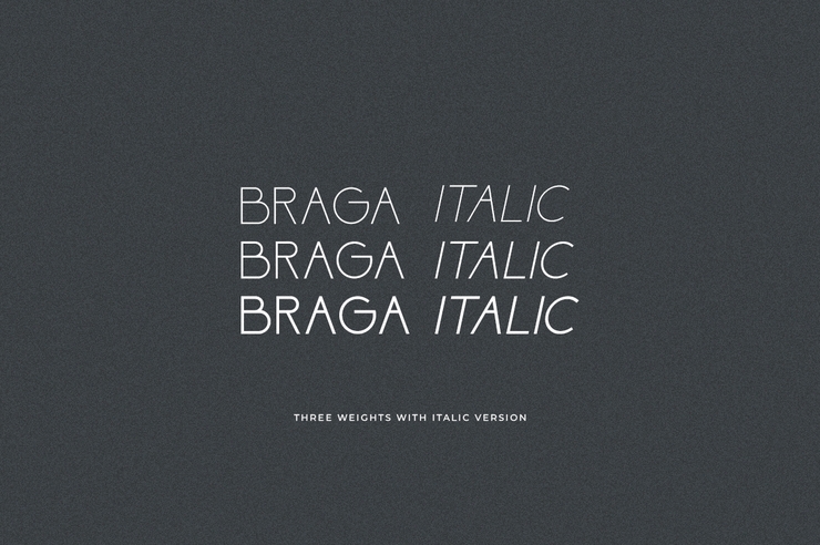 Braga字体 2