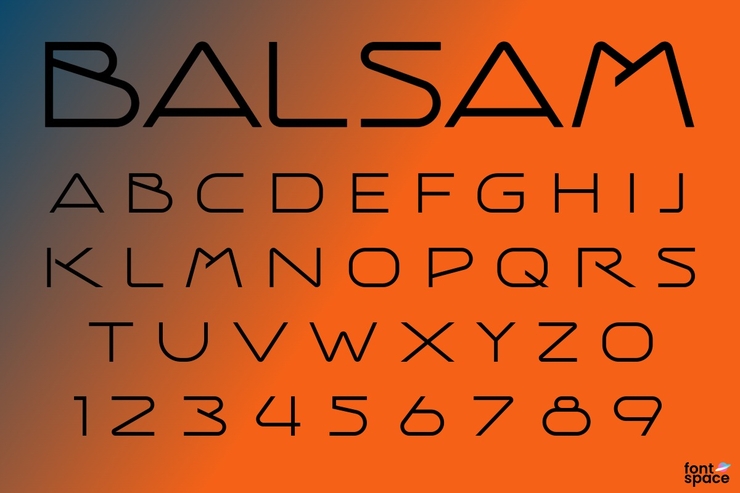 Balsam字体 1