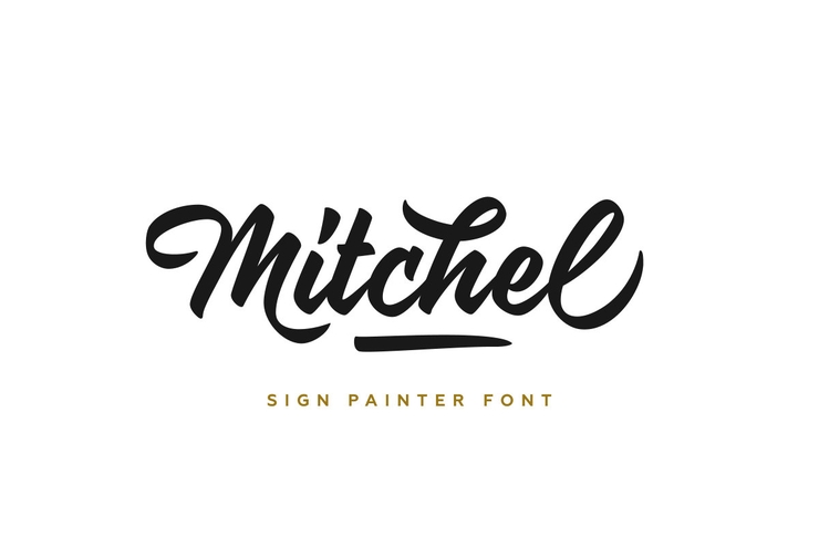 Mitchel字体 2