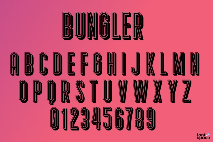 Bungler字体 1
