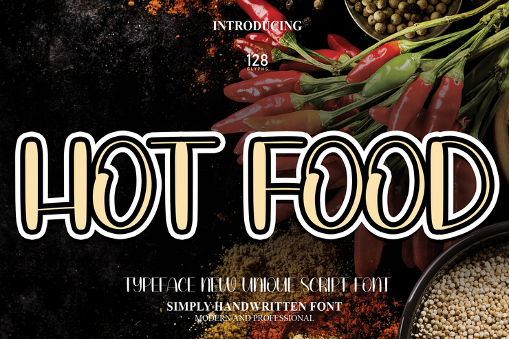 Hot food字体 1