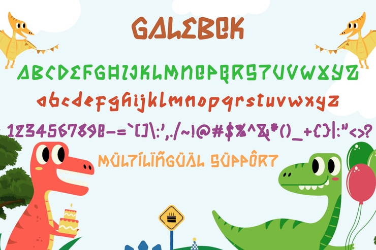 Galebok字体 4
