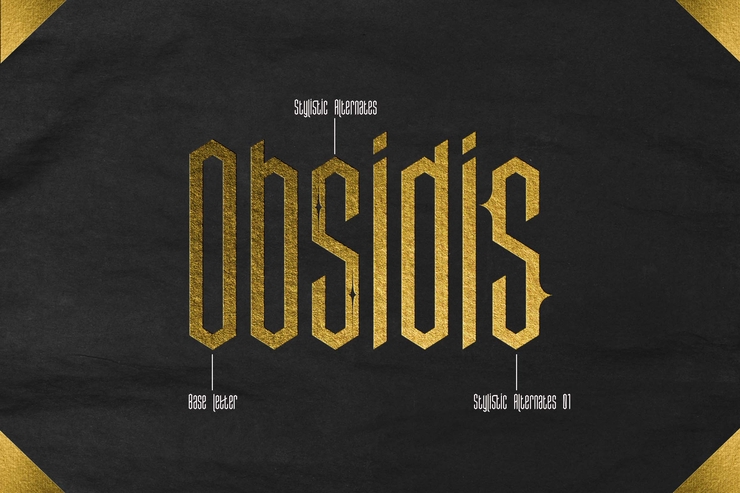 Obsidis字体 1