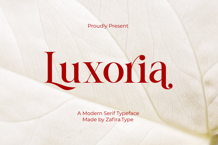 Luxoria字体 2