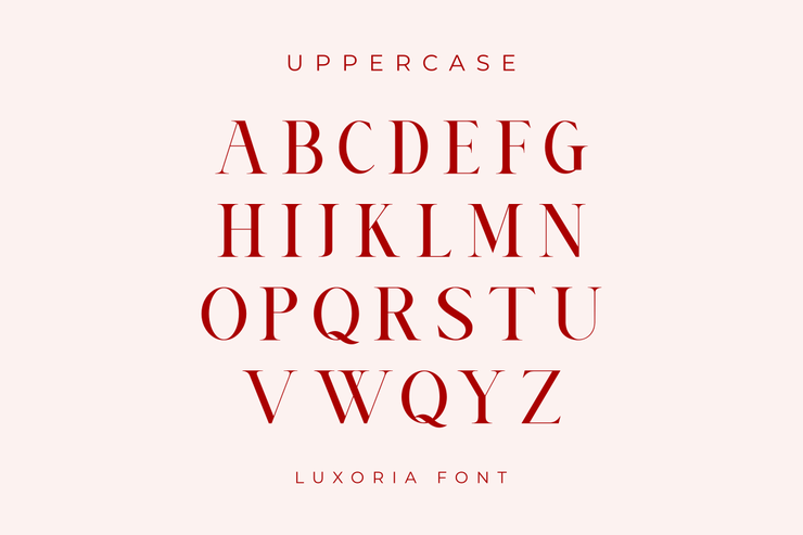 Luxoria字体 6