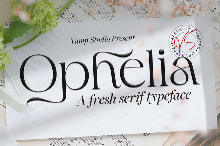 Ophelia字体 1