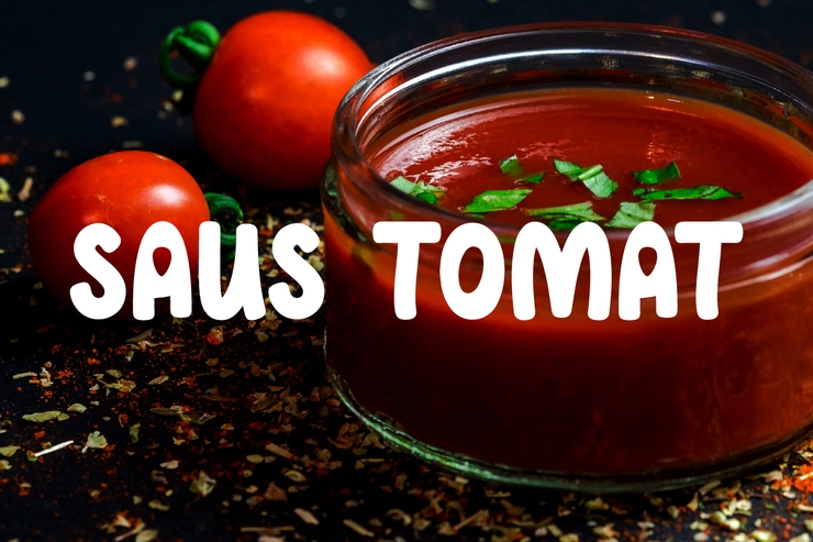Saus tomat字体 10