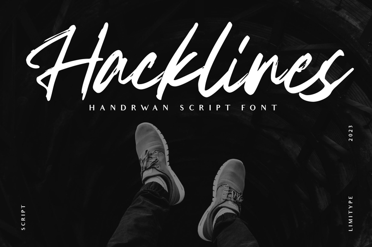 Hacklines字体 1