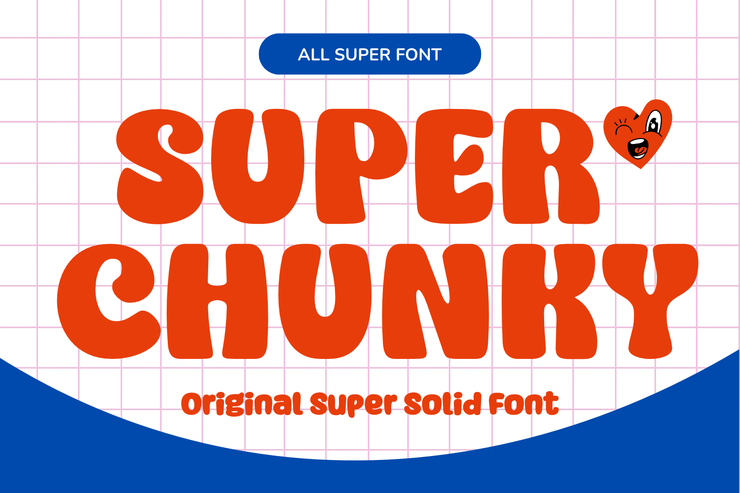 Super chunky字体 1
