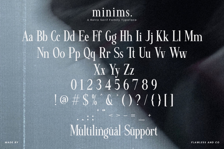 Minims字体 10