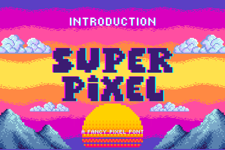 Super pixel字体 1