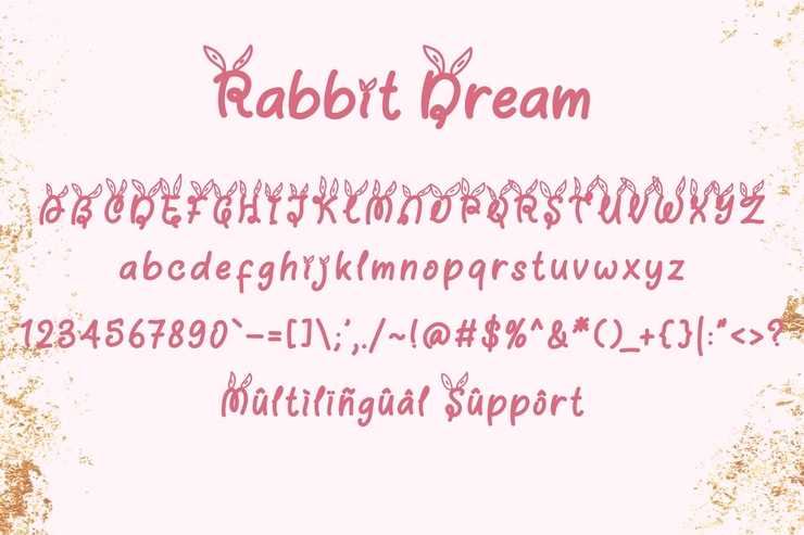 Rabbit dream字体 5