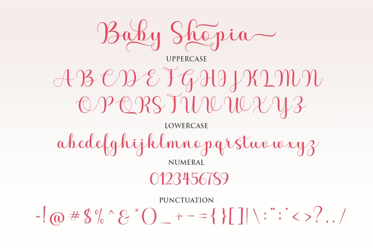 Baby shopia字体 9