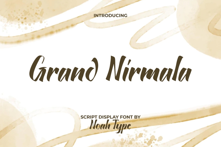 Grand nirmala字体 1