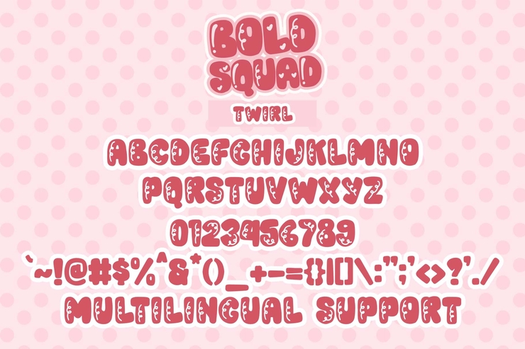 Bold squad字体 8