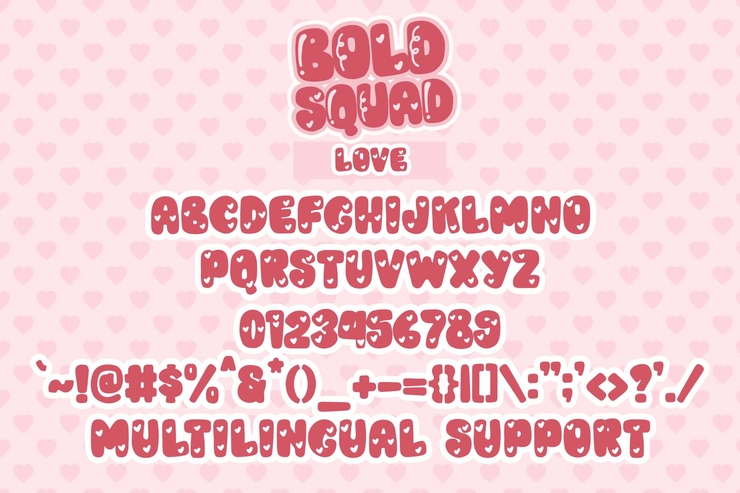 Bold squad字体 7