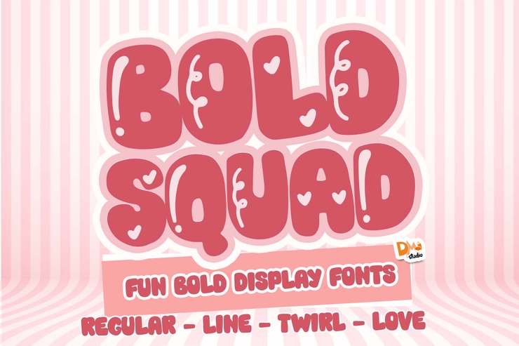 Bold squad字体 1