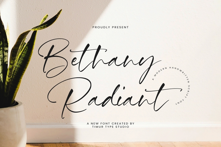 Bethany radiant字体 1