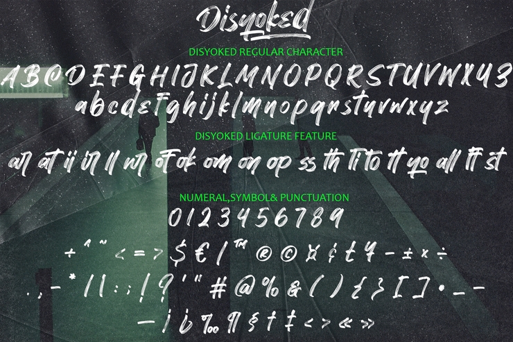 Disyoked字体 1