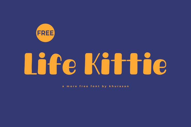 Life kittie字体 1