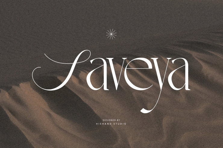 Saveya字体 1