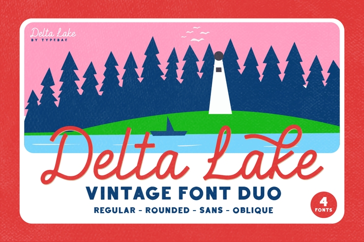 Delta lake字体 1