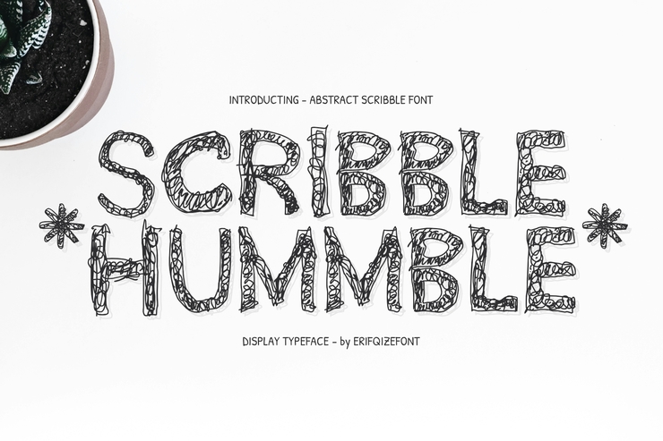 Scribble hummble字体 1