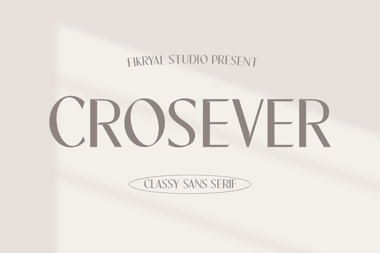 Crosever字体 1