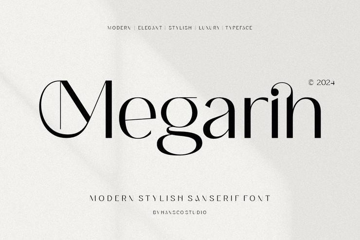 Megarin字体 1