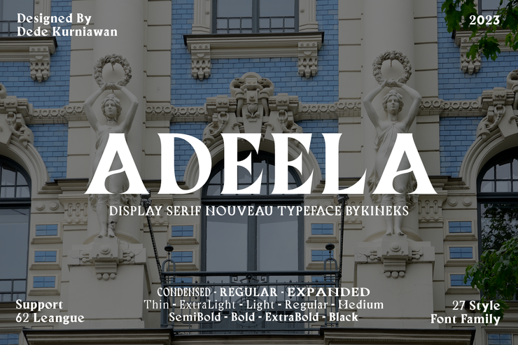 Adeela字体 1