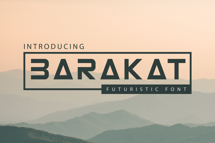 Barakat字体 1