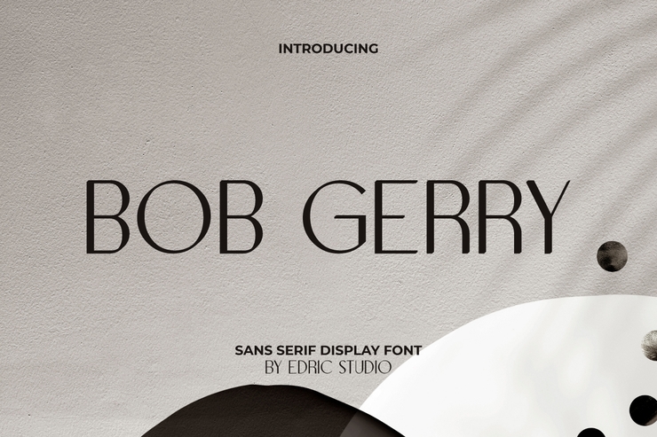 Bob gerry字体 1