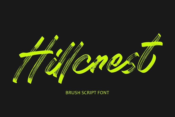 Hillcrest字体 5