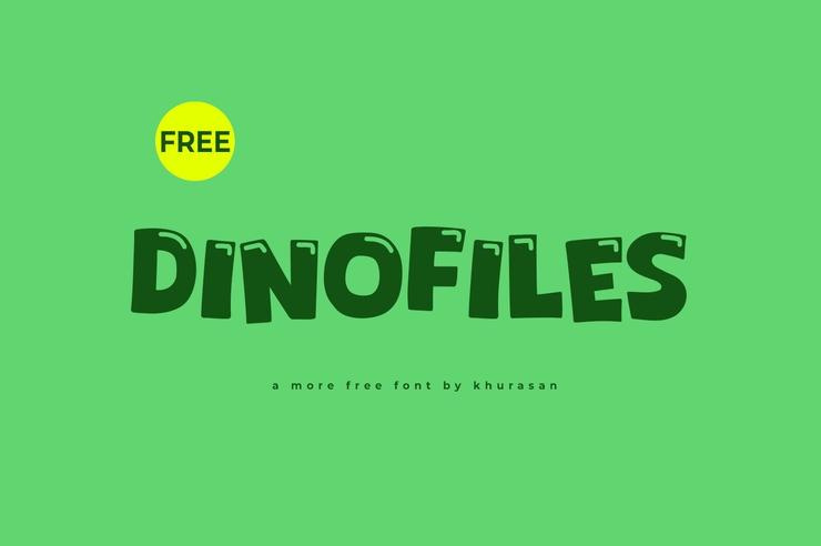 Dinofiles字体 1