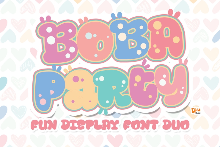 Boba party字体 2