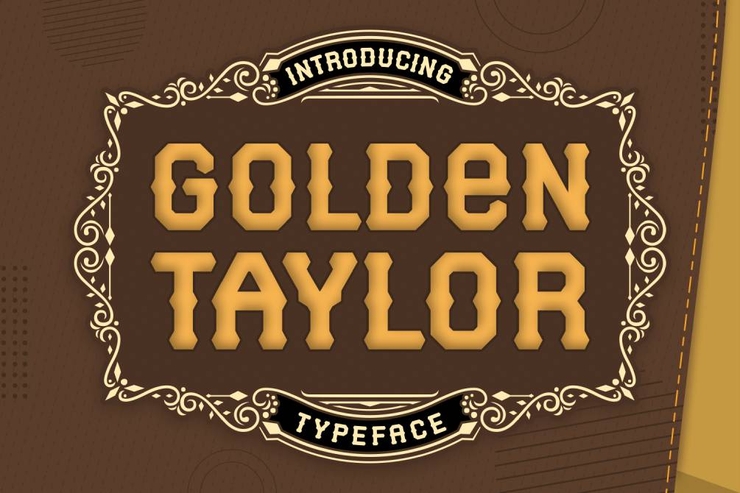 Golden taylor字体 1
