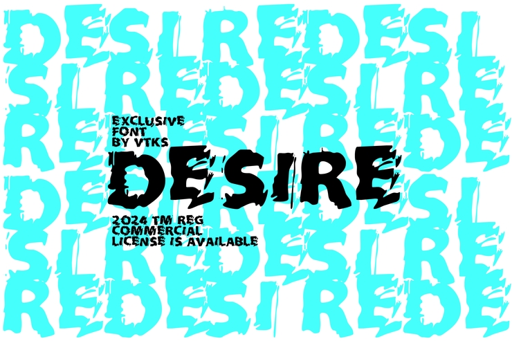 Vtks desire字体 1