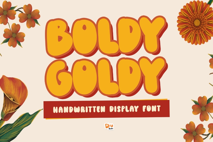 Goldy boldy字体 2