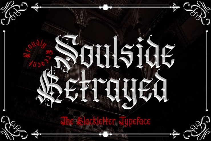 Soulside betrayed字体 1