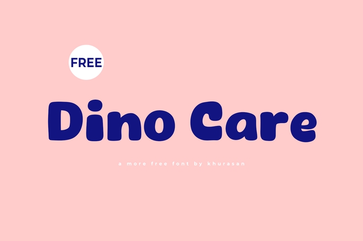 Dino care字体 1