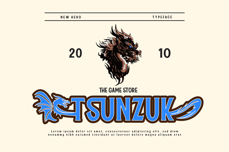 zekista trial字体 3