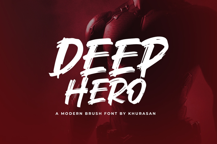 Deep hero字体 1