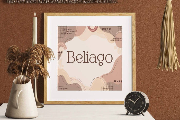 Beliago字体 8