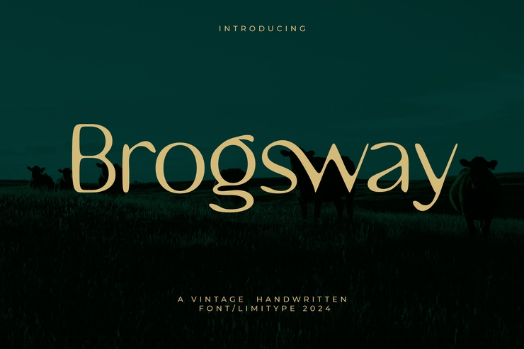 Brogsway字体 1