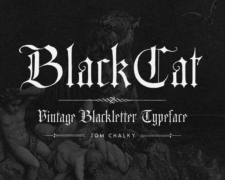 Blackcat字体 1