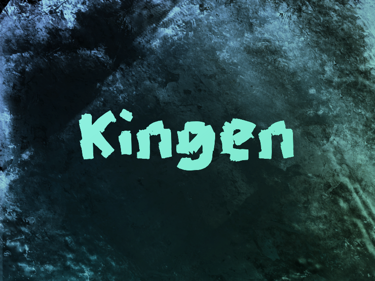 Kingen字体 1