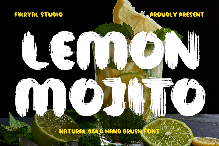 Lemon mojito字体 1