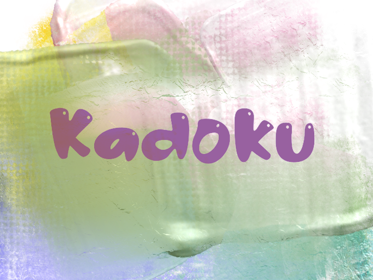 Kadoku字体 1